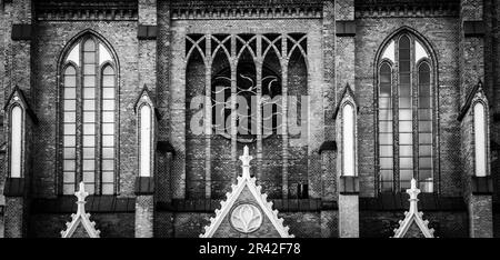 Architettura sacrale gotica a Bialystok Foto Stock