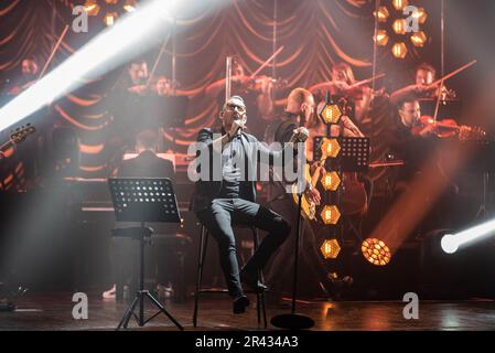 Parma, Italia. 25th maggio, 2023. Kekko Silvestre (Moda) Credit: Agenzia indipendente per le foto/Alamy Live News Foto Stock