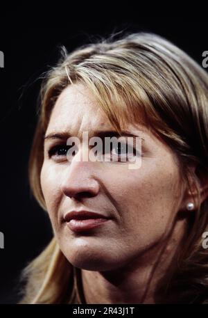 Stefanie Steffi Graf, deutsche Tennisspielerin, Porträt. Foto Stock