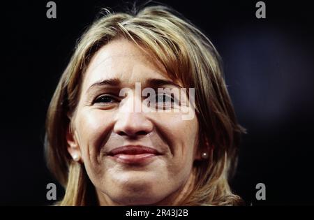 Stefanie Steffi Graf, deutsche Tennisspielerin, Porträt. Foto Stock