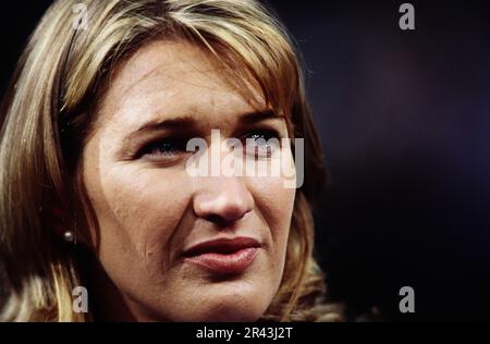 Stefanie Steffi Graf, deutsche Tennisspielerin, Porträt. Foto Stock