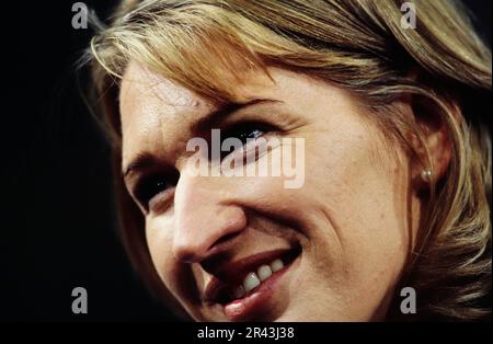 Stefanie Steffi Graf, deutsche Tennisspielerin, Porträt. Foto Stock
