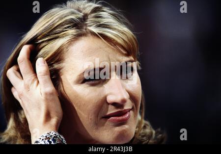 Stefanie Steffi Graf, deutsche Tennisspielerin, Porträt. Foto Stock