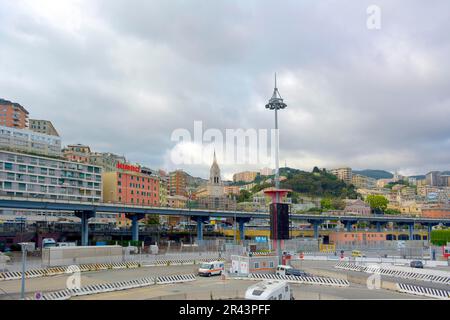 Italia, Italia, Porto di Genova Foto Stock