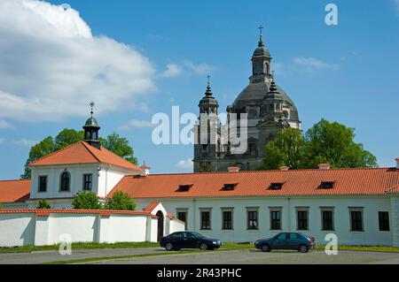 Monastero di Pazaislis, Stati baltici, Europa, Camaldolese, Chiesa della Visitazione, Kaunas, Lituania Foto Stock