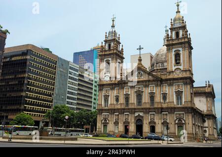 Chiesa di Candelaria, Igreja da, Rio de Janeiro, Brasile Foto Stock
