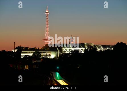 ICC, radio Tower, Charlottenburg, Berlino, Germania Foto Stock