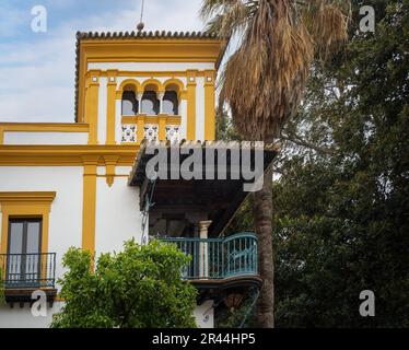 Rosina balcone (Balcon de Rosina) dal Barbiere di Siviglia - Siviglia, Andalusia, Spagna Foto Stock