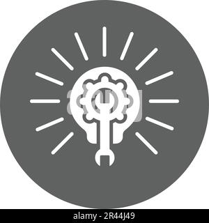 Abilità, attitudine, icona dell'arte - uso perfetto per i mezzi di stampa, il fotoricettore, le immagini di riserva, l'uso commerciale o qualunque genere di progetto di disegno. Illustrazione Vettoriale