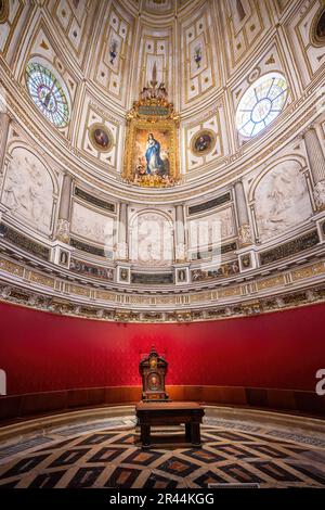 Chapter House (Sala Capitolare) al Duomo interno di Siviglia - Siviglia, Andalusia, Spagna Foto Stock