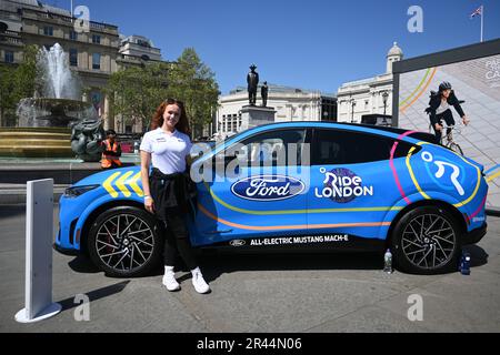 Londra, Regno Unito. 26 maggio 2023. Ford RideLondon HUB come parte del più grande festival del mondo del ciclismo, tra le 10am:6pm e le 17:00 ogni giorno Venerdì 26 maggio e Domenica 28 maggio. Credit: Vedi li/Picture Capital/Alamy Live News Foto Stock