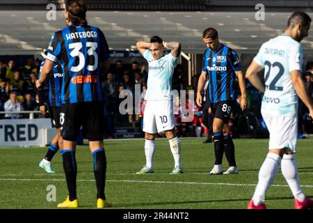 Atalanta BC e FC Internazionale allo Stadio Gewiss il 13 novembre 2022 a Bergamo. Foto Stock