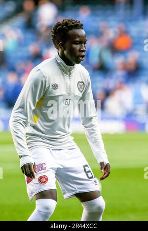 Garang Kuol, nome completo Garang Mawien Kuol, calciatore professionista egiziano, attualmente in gioco per il cuore del Midlothian, Foto Stock