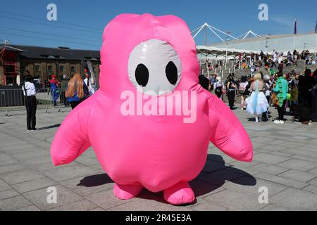 Londra, Regno Unito. 26th maggio, 2023. I partecipanti al MCM London Comic con 2023 all'Excel di Londra Credit: Paul Brown/Alamy Live News Foto Stock