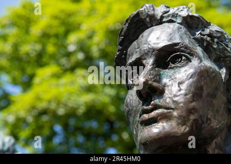 Statua del Quartetto in Chapel Bar a Nottingham City, Nottinghamshire, Inghilterra, Regno Unito Foto Stock