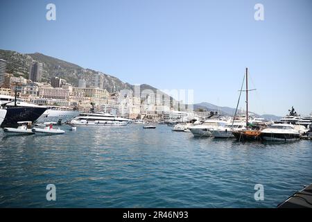 Montecarlo, Monaco. 26th maggio, 2023. Porto di Montecarlo durante il GP di Monaco, 25-28 maggio 2023 Montecarlo, campionato mondiale di Formula 1 2023. Credit: Independent Photo Agency/Alamy Live News Foto Stock