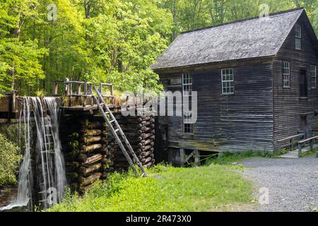 Mingus Mill nelle Smokey Mountains del North Carolina Foto Stock