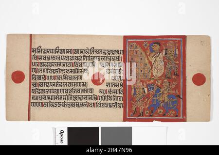 Sconosciuto (indiano) - Jain Manuscript, Kalakacarya Katha Foto Stock