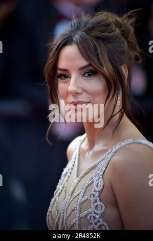 Cannes, Francia. 26th maggio, 2023. EVA Longoria partecipa al tappeto rosso "la vecchia quercia" durante il 76th° festival annuale del cinema di Cannes al Palais des Festivals di Cannes, in Francia, venerdì 26 maggio 2023. Foto di Rocco Spaziani/ Credit: UPI/Alamy Live News Foto Stock