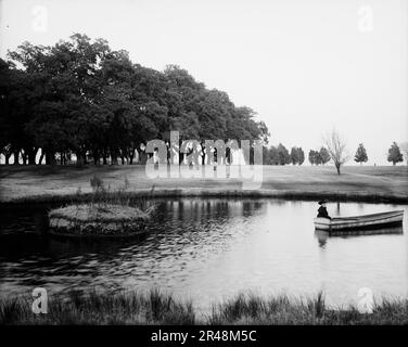 Terreni del country club di Charleston, S.C., tra il 1900 e il 1905. Foto Stock