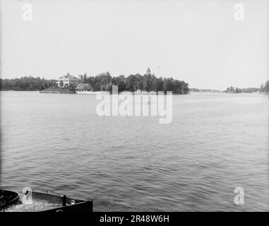 Neh-mahdin [cioè Neh-Mahbin], Thousand Islands, St. Lawrence River, (1901?). Foto Stock