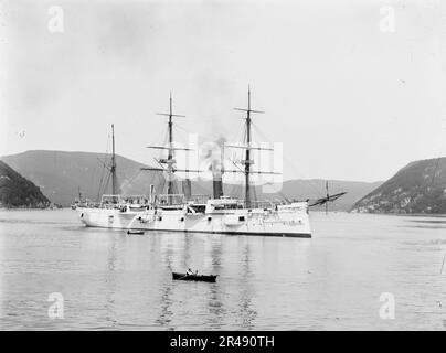 U.S.S. Chicago, tra le 1890 e le 1901. Foto Stock