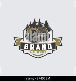 design con logo adventure Illustrazione Vettoriale