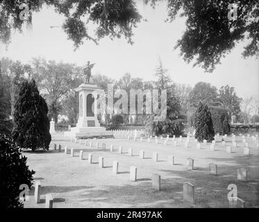 Monumento Confederato, Magnolia Cemetery, Charleston, S.C., tra il 1880 e il 1901. Foto Stock