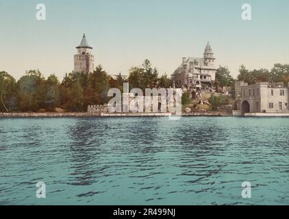 Heart Island, Thousand Islands, c1901. Foto Stock