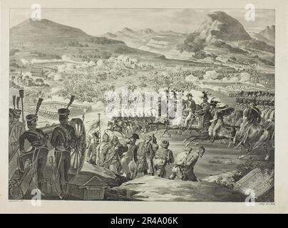 Napoleone in battaglia, dalla vita politica e militare di Napoleone, 1822–26. Foto Stock