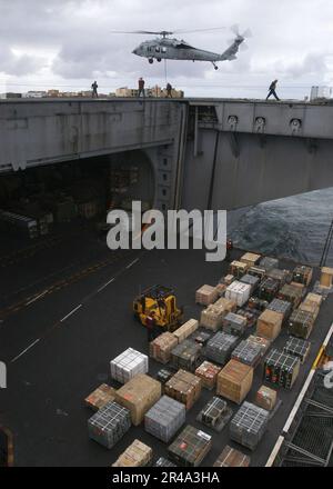 US Navy un elicottero MH-60s Knighthawk assegnato al Foto Stock