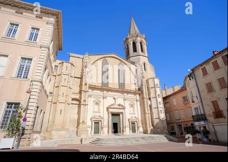 Cattedrale gotica di Saint-Siffrein, Carpentras, Vaucluse, Provenza-Alpi-Costa Azzurra, Sud Francia, Cattedrale di Saint Siffrein Foto Stock