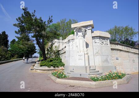 Parco le Rocher des Doms, Avignone, Vaucluse, Provenza-Alpi-Costa Azzurra, Sud della Francia Foto Stock