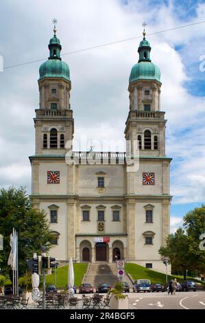 San Lorenz Basilica, Kempten, Allgaeu, Baviera, Germania Foto Stock