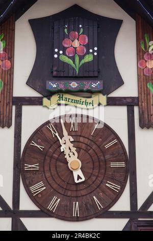 Gernrode Harz Clock Factory Kuckusuhren Foto Stock