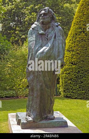 Scultura Honore de Balzac nel Giardino delle sculture, Musée Rodin, Parigi, Francia Foto Stock