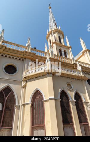 Chiesa del Santo Rosario o Chiesa di Kalawar, chiesa cattolica romana nel distretto di Samphanthawong, Bangkok, Thailandia. Foto Stock