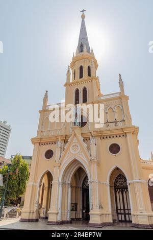 Chiesa del Santo Rosario o Chiesa di Kalawar, chiesa cattolica romana nel distretto di Samphanthawong, Bangkok, Thailandia. Foto Stock