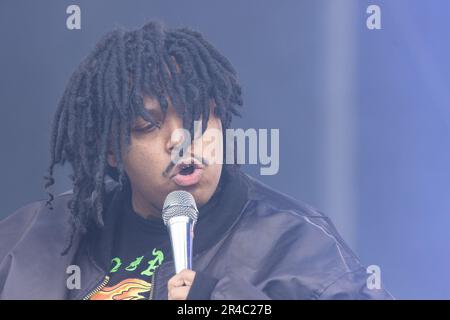 Napa, Stati Uniti. 26th maggio, 2023. Il cantante Jean Dawson durante il BottleRock Music Festival il 26 maggio 2023, a Napa, California (Foto di Daniel DeSlover/Sipa USA) Credit: Sipa USA/Alamy Live News Foto Stock