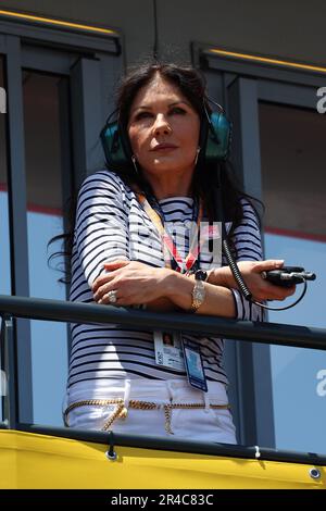 Monaco, Monte Carlo. 27th maggio, 2023. Catherine Zeta-Jones (GBR) attrice. 27.05.2023. Campionato del mondo Formula 1, Rd 7, Gran Premio di Monaco, Monte Carlo, Monaco, Giornata di qualificazione. Il credito fotografico dovrebbe essere: XPB/immagini dell'Associazione Stampa. Credit: XPB Images Ltd/Alamy Live News Foto Stock