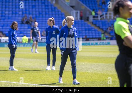 Reading, Regno Unito. 27th maggio, 2023. Reading, Inghilterra, 27th 2023 maggio: Pernille Harder (23 Chelsea) davanti al Barclays fa Womens Super League gioco tra Reading e Chelsea al Select Car Leasing Stadium, Reading. (Tom Phillips/SPP) credito: SPP Sport Press Photo. /Alamy Live News Foto Stock