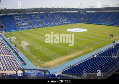 Reading, Regno Unito. 27th maggio, 2023. Reading, Inghilterra, 27th 2023 maggio: La scena è ambientata davanti al gioco di Barclays fa Womens Super League tra Reading e Chelsea al Select Car Leasing Stadium, Reading. (Tom Phillips/SPP) credito: SPP Sport Press Photo. /Alamy Live News Foto Stock