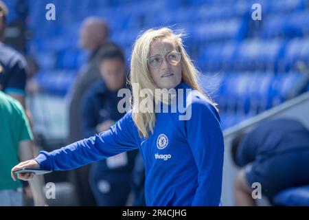 Reading, Regno Unito. 27th maggio, 2023. Reading, Inghilterra, 27th 2023 maggio: Erin Cuthbert (22 Chelsea) davanti al Barclays fa Womens Super League gioco tra Reading e Chelsea al Select Car Leasing Stadium, Reading. (Tom Phillips/SPP) credito: SPP Sport Press Photo. /Alamy Live News Foto Stock