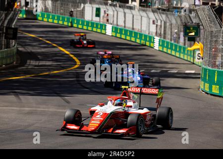 02 BEGANOVIC Dino (swe), Prema Racing, Dallara F3, azione in occasione del 3rd° round del Campionato FIA di Formula 3 2023 dal 26 al 28 maggio 2023 sul circuito di Monaco, a Monaco - Foto Julien Delfosse/DPPI Foto Stock