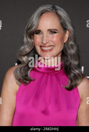 Cannes, fra. 26th maggio, 2023. Andie McDowellpartecipa alla cena del Premio l'Oreal - Light on Women durante il Festival del Cinema di Cannes 76th a Cannes, in Francia, il 26 maggio 2023. (Foto di:DGP/imageSPACE)/Sipa USA Credit: Sipa USA/Alamy Live News Foto Stock