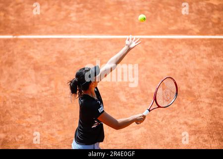 Milano, Italia. 27th maggio, 2023. Tennis Club Milano, Milano, Italia, 27 maggio 2023, Sayaka Ishii durante il 2023° Trofeo Bonfiglio - Tennis Internationals Credit: Live Media Publishing Group/Alamy Live News Foto Stock