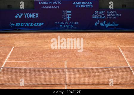 Milano, Italia. 27th maggio, 2023. Tennis Club Milano, Milano, Italia, 27 maggio 2023, Bonfiglio Trophy Tennis Bonacossa Milano durante il 2023 Bonfiglio Trophy - Tennis Internationals Credit: Live Media Publishing Group/Alamy Live News Foto Stock