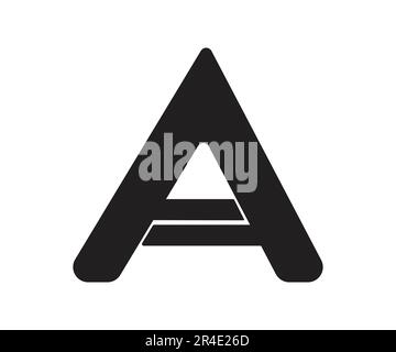 3D Un modello vettoriale di disegno di marchio Illustrazione Vettoriale