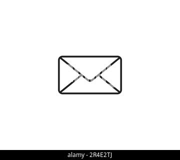 modello vettoriale di disegno icona posta Illustrazione Vettoriale