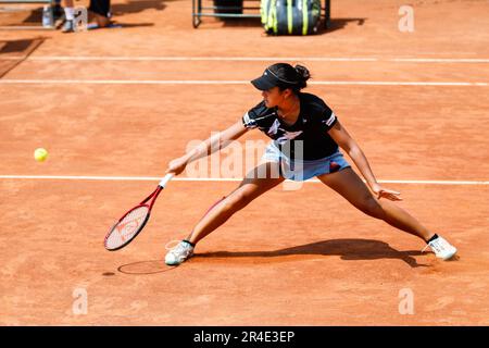 Milano, Italia. 27th maggio, 2023. Sayaka Ishii durante il 2023° Trofeo Bonfiglio, Internazionale di Tennis a Milano, Maggio 27 2023 Credit: Independent Photo Agency/Alamy Live News Foto Stock